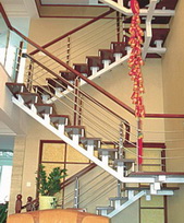 Engineering stainless steel staircase
